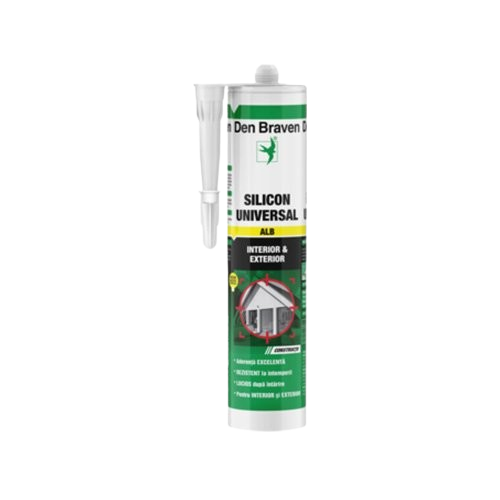 Silicon universal alb Den Braven 280ml